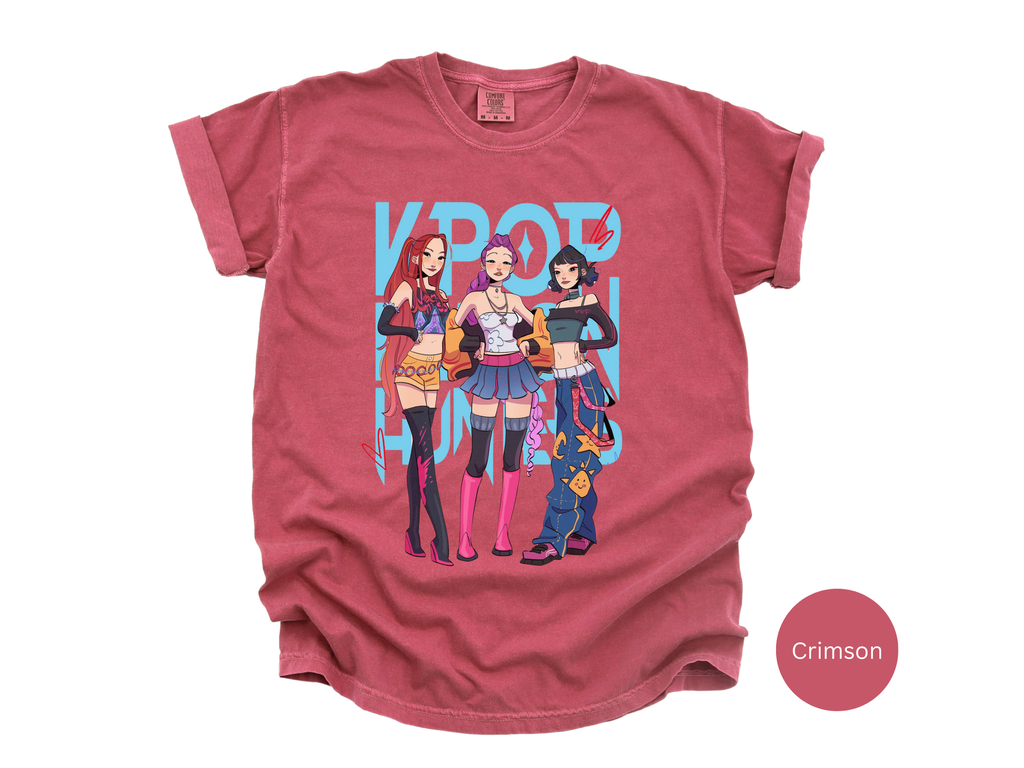 Kpop Anime Demon Hunter Aesthetic T-shirt