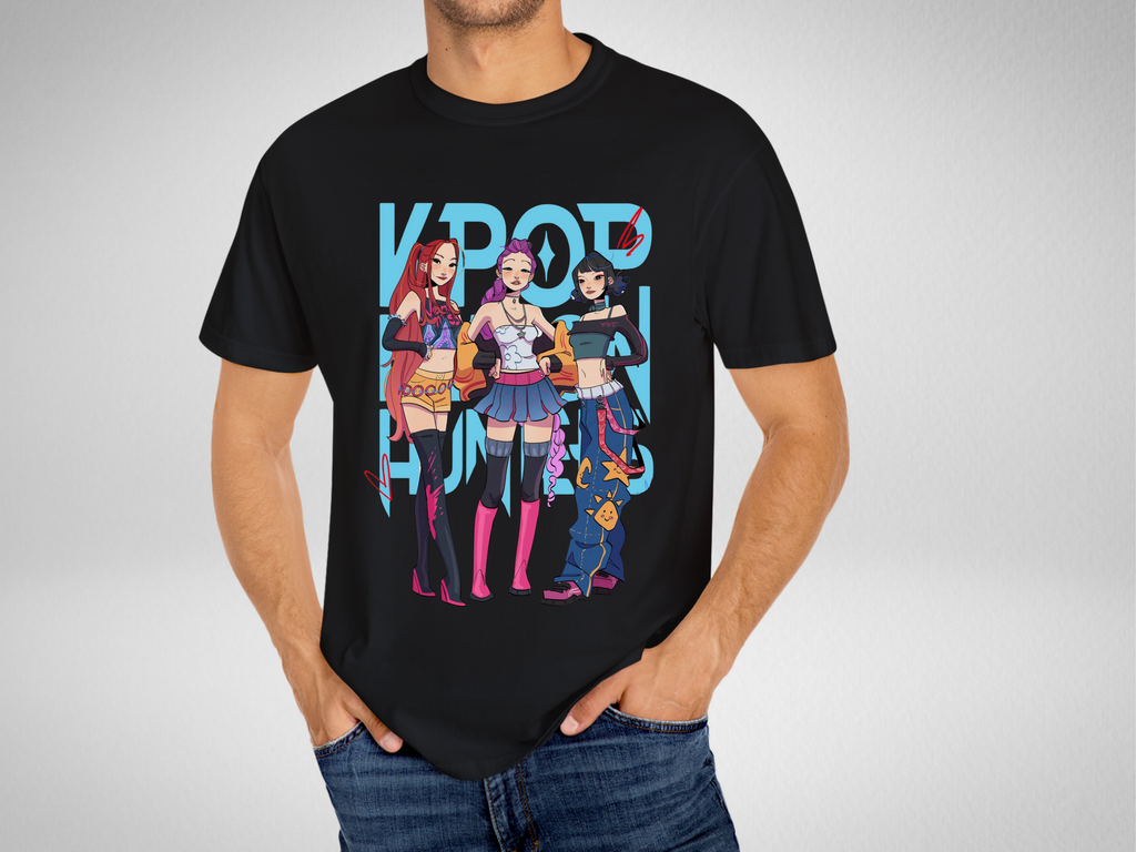 Kpop Anime Demon Hunter Aesthetic T-shirt