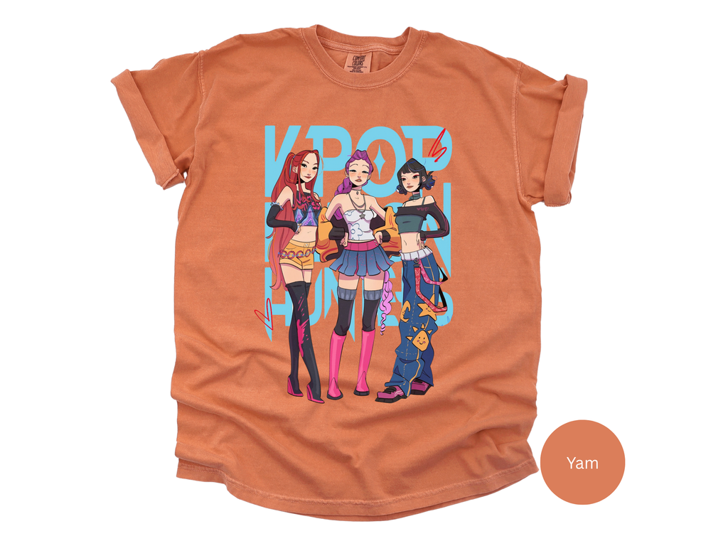 Kpop Anime Demon Hunter Aesthetic T-shirt