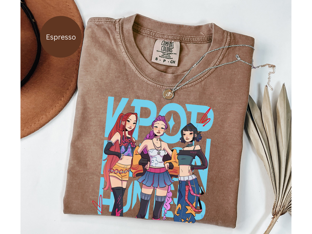 Kpop Anime Demon Hunter Aesthetic T-shirt