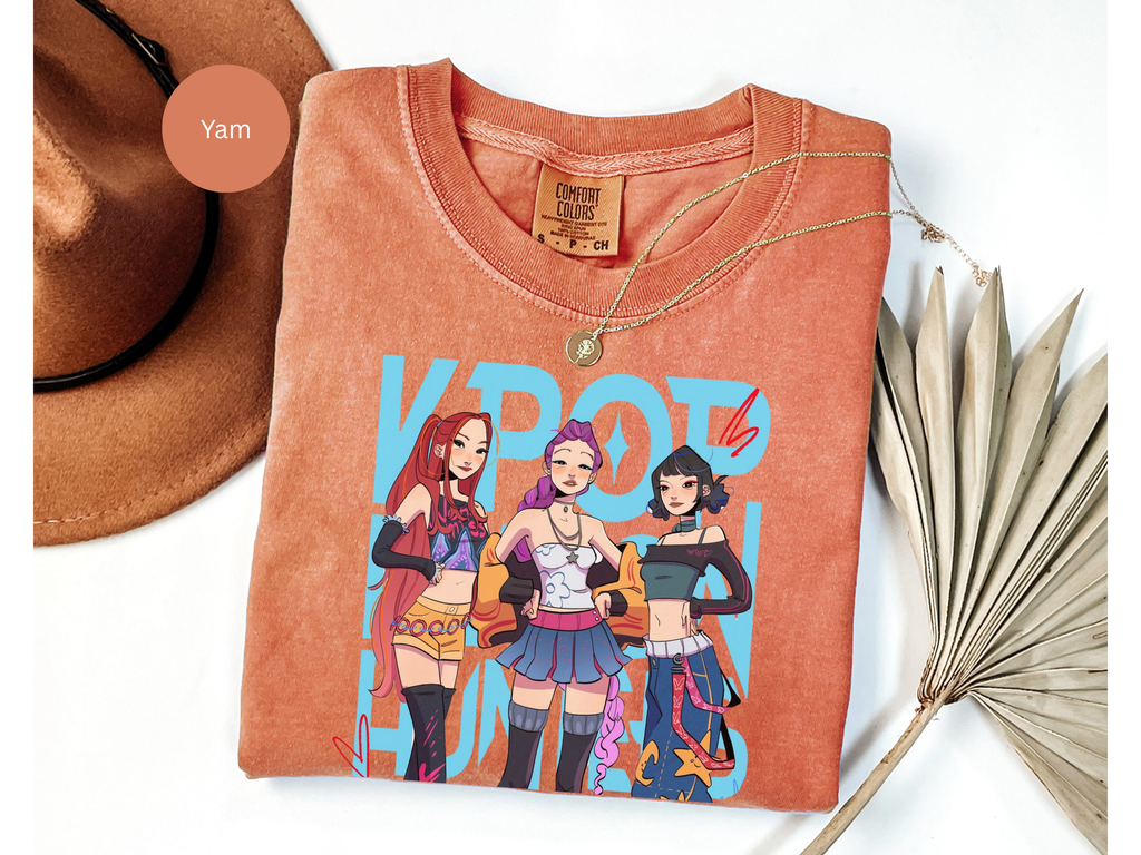 Kpop Anime Demon Hunter Aesthetic T-shirt