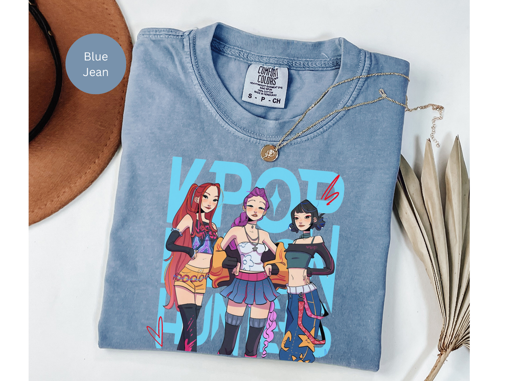 Kpop Anime Demon Hunter Aesthetic T-shirt