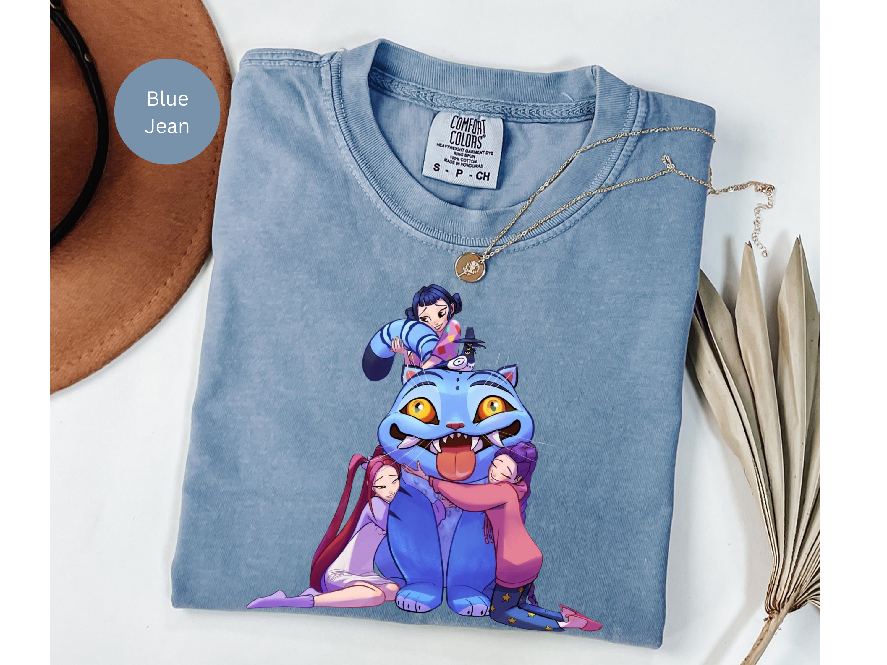 Kpop Music Demon Hunters Shirt, Anime Slayer Aesthetic Tee, Comfort Colors Idol Graphic T-Shirt, Gift for Kpop and Anime Fans