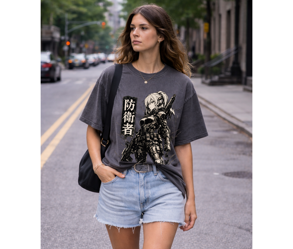 Defender Anime Streetwear Tee (防衛者)