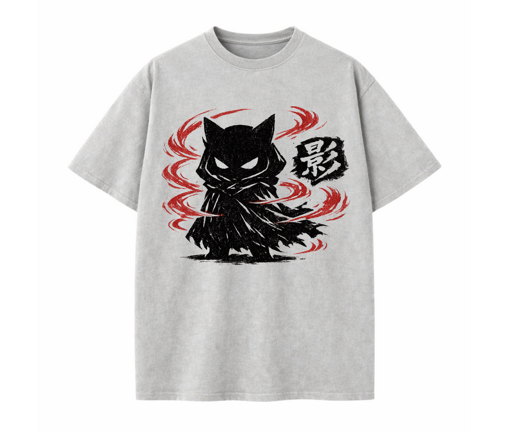 Chibi Shadow Mascot Anime Graphic Tee