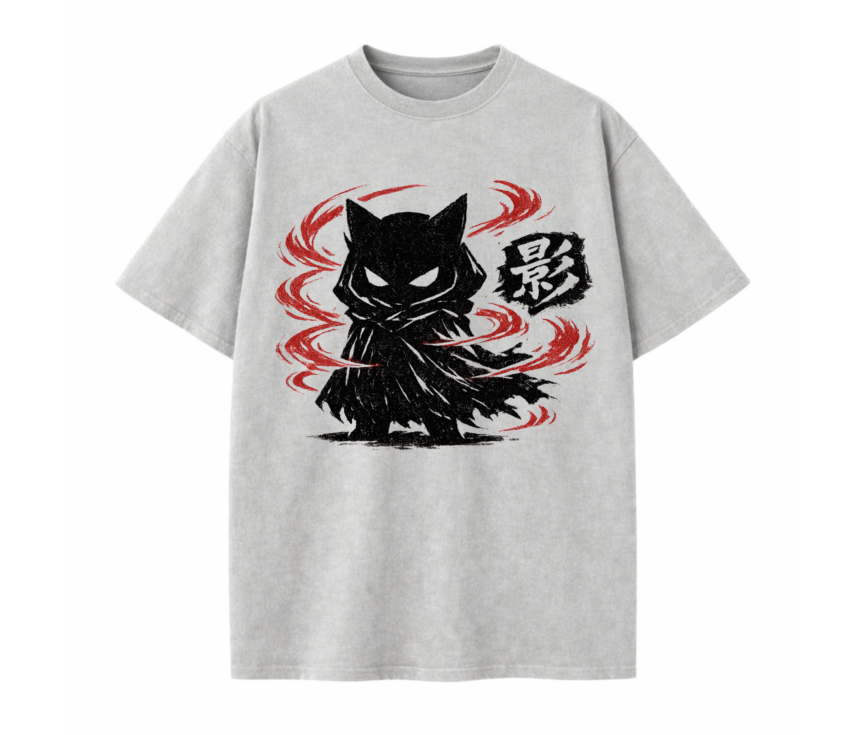 Chibi Shadow Mascot Anime Graphic Tee