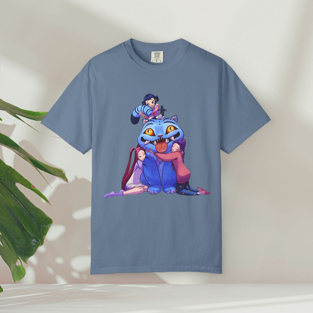 Kpop Music Demon Hunters Shirt, Anime Slayer Aesthetic Tee, Comfort Colors Idol Graphic T-Shirt, Gift for Kpop and Anime Fans