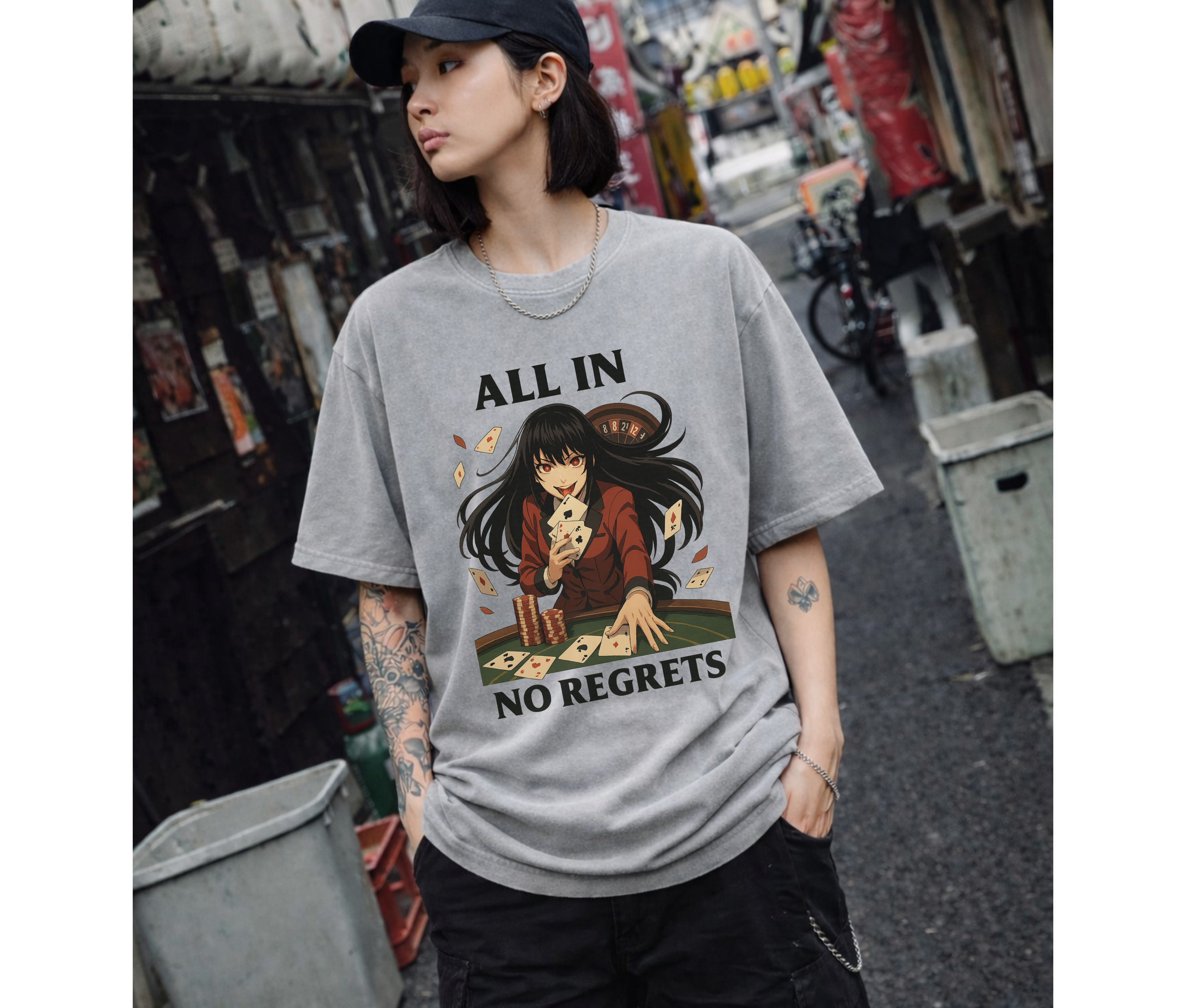 Queen Gambit Anime Graphic T-Shirt