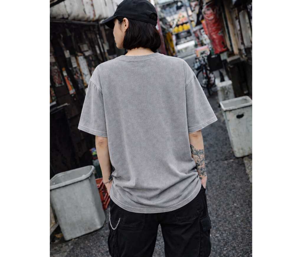 Cursed Sorcerer – Dark Anime Streetwear Oversized T-Shirt