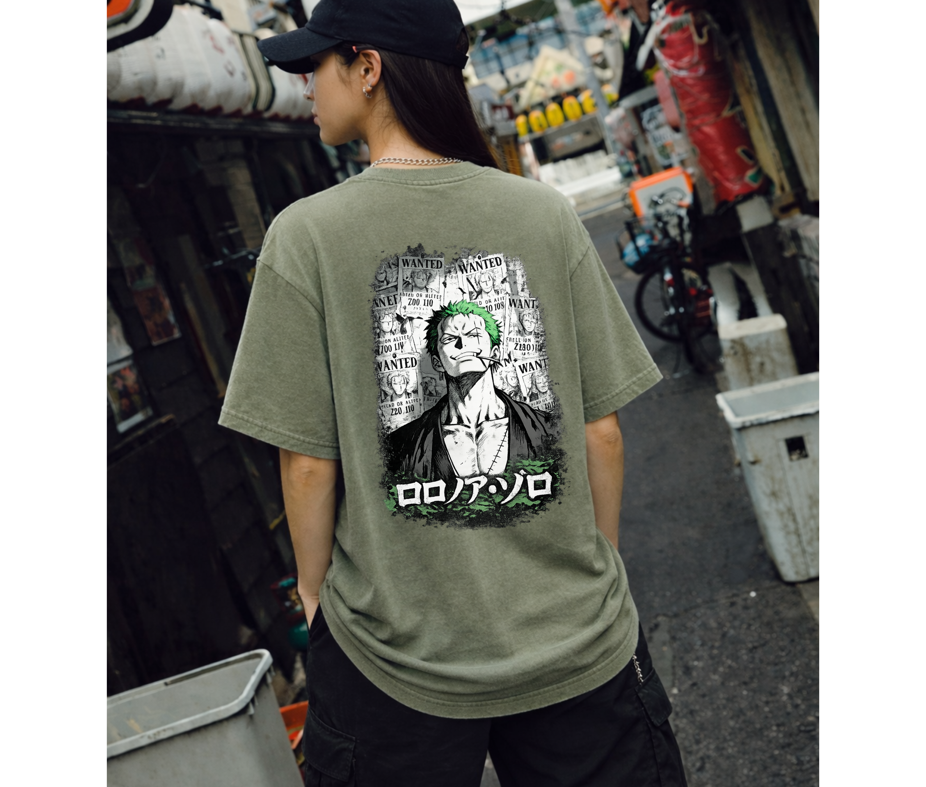 Pirate Wanted – Anime Streetwear Oversized T-Shirt