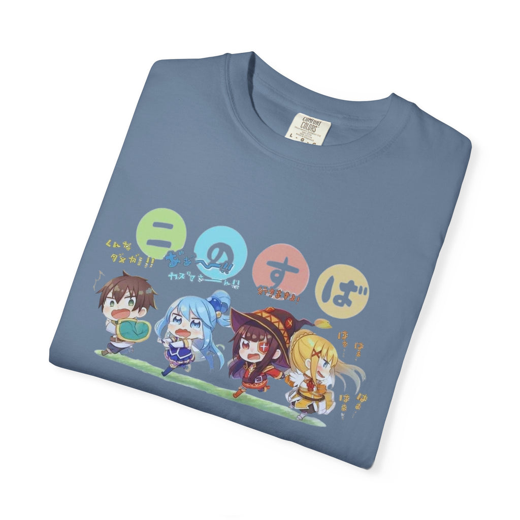 KonoSuba Anime Shirt, Funny Isekai Tee, Megumin Kazuma Aqua Darkness Shirt, Otaku Gift, Unisex Weeb T-Shirt, Comfort Colors Tee