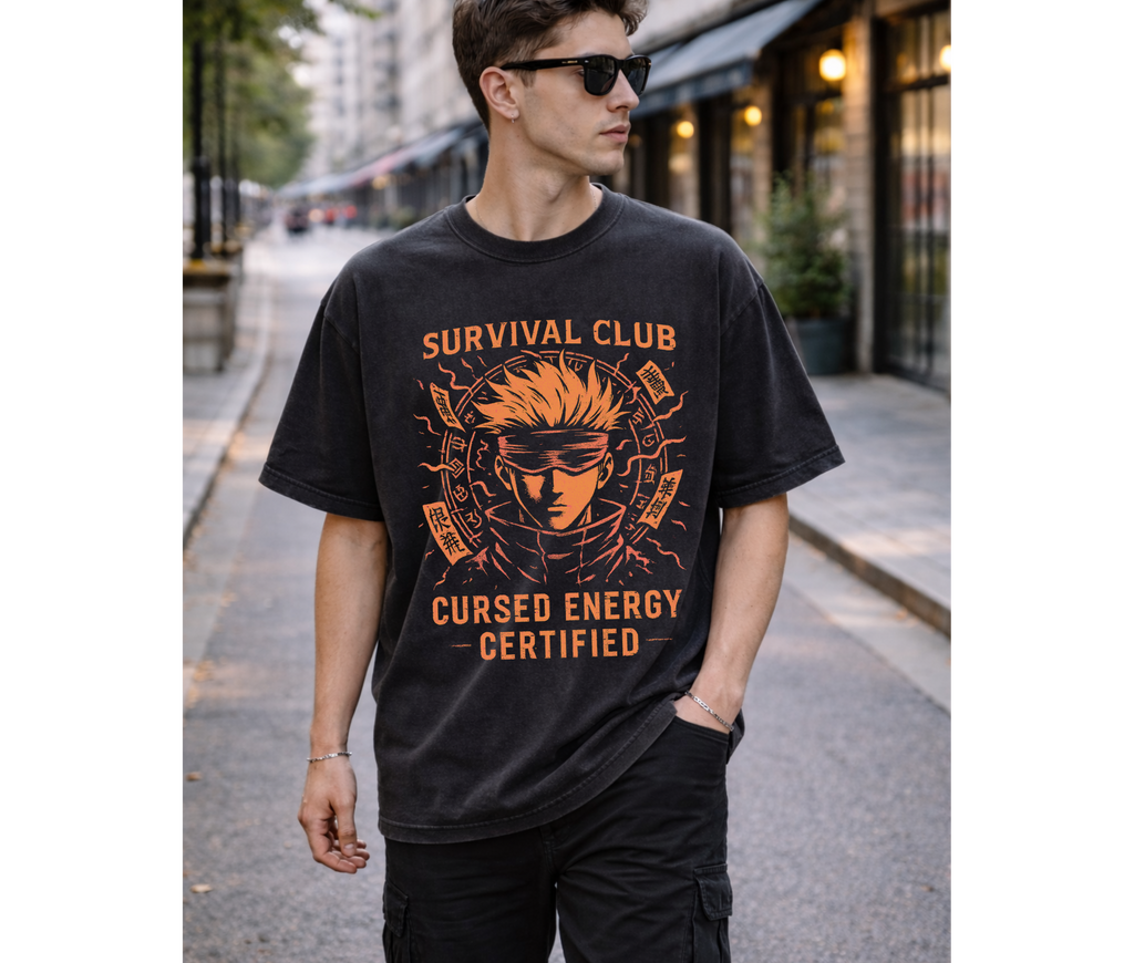 Dark Sorcerer Anime T-Shirt Streetwear