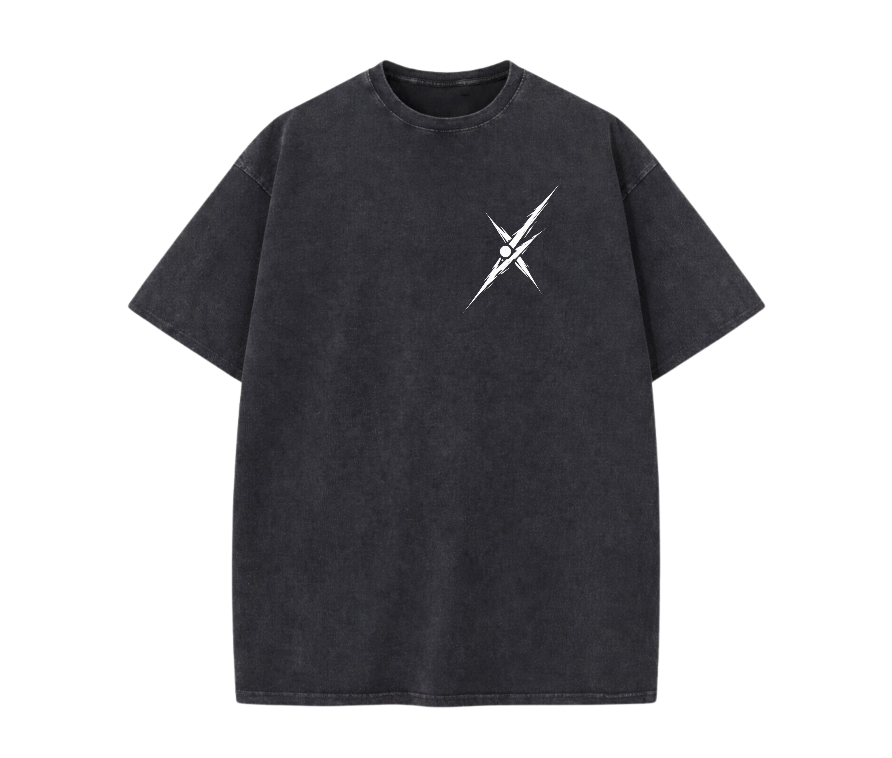 2-Sided Cursed Energy Minimal Tee – Luxury Anime Streetwear Graphic Shirt