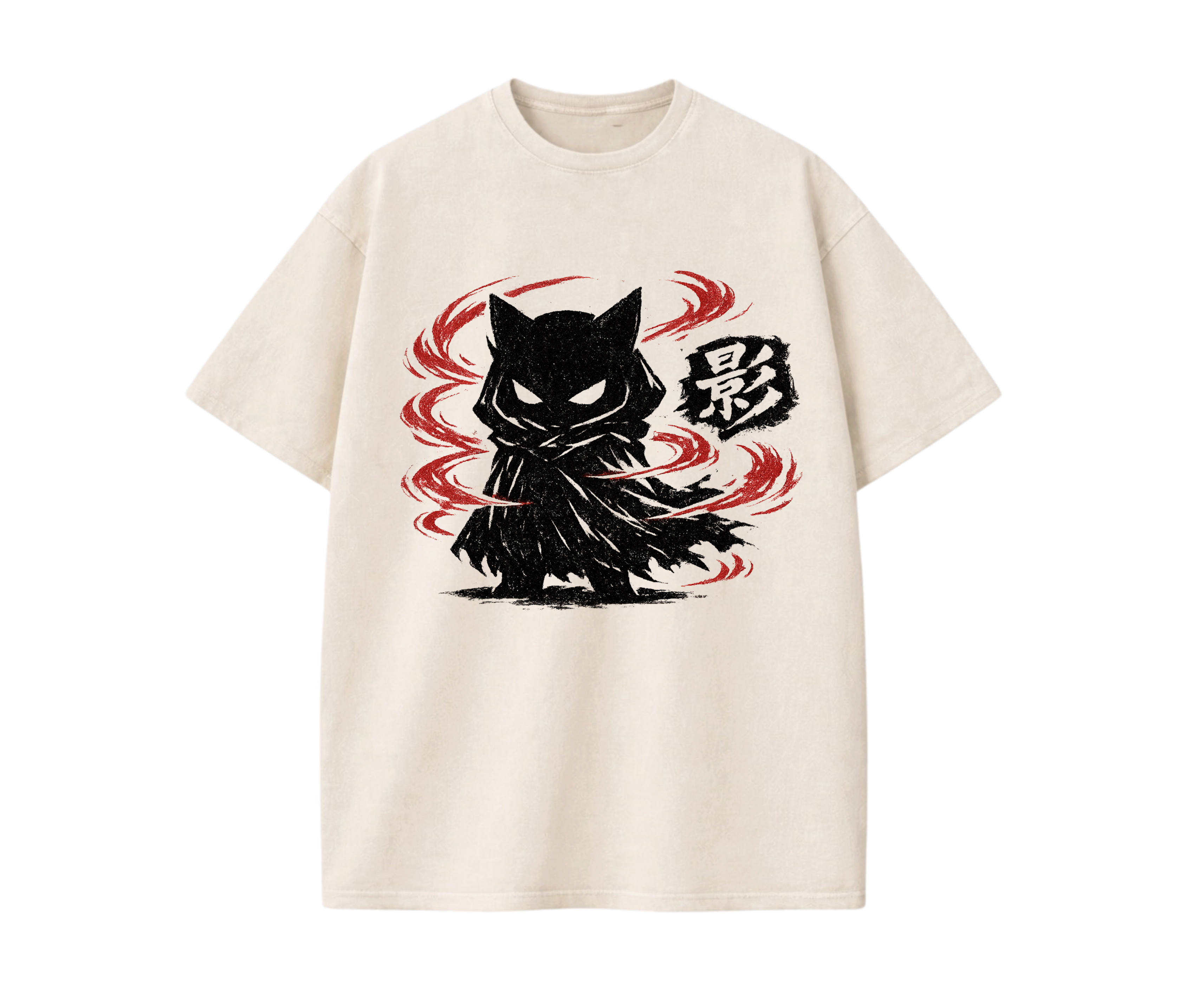Chibi Shadow Mascot Anime Graphic Tee