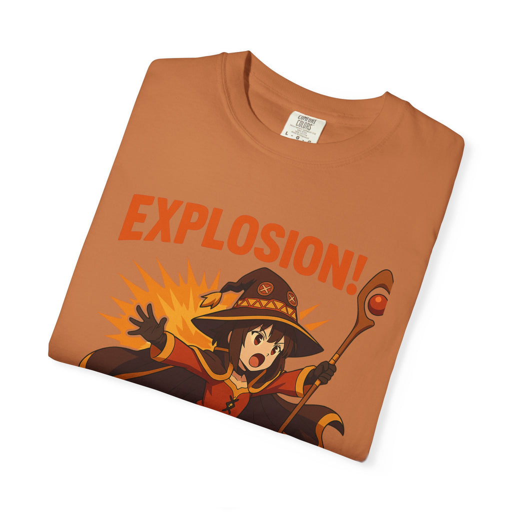 Megumin Explosion Shirt, KonoSuba Anime Tee, Funny Otaku Gift, Comfort Colors Shirt, Chuunibyou Wizard Shirt, Unisex Weeb T-Shirt
