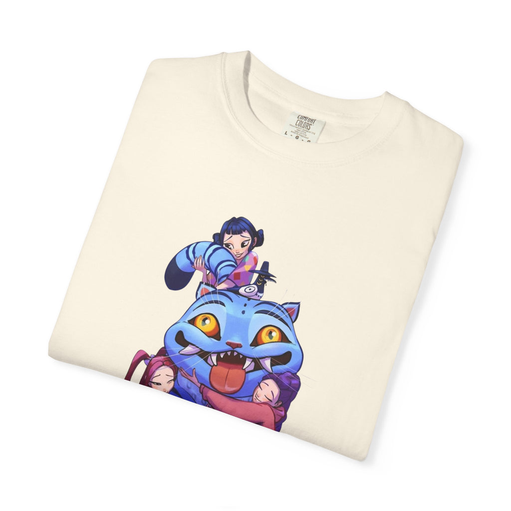 Kpop Music Demon Hunters Shirt, Anime Slayer Aesthetic Tee, Comfort Colors Idol Graphic T-Shirt, Gift for Kpop and Anime Fans