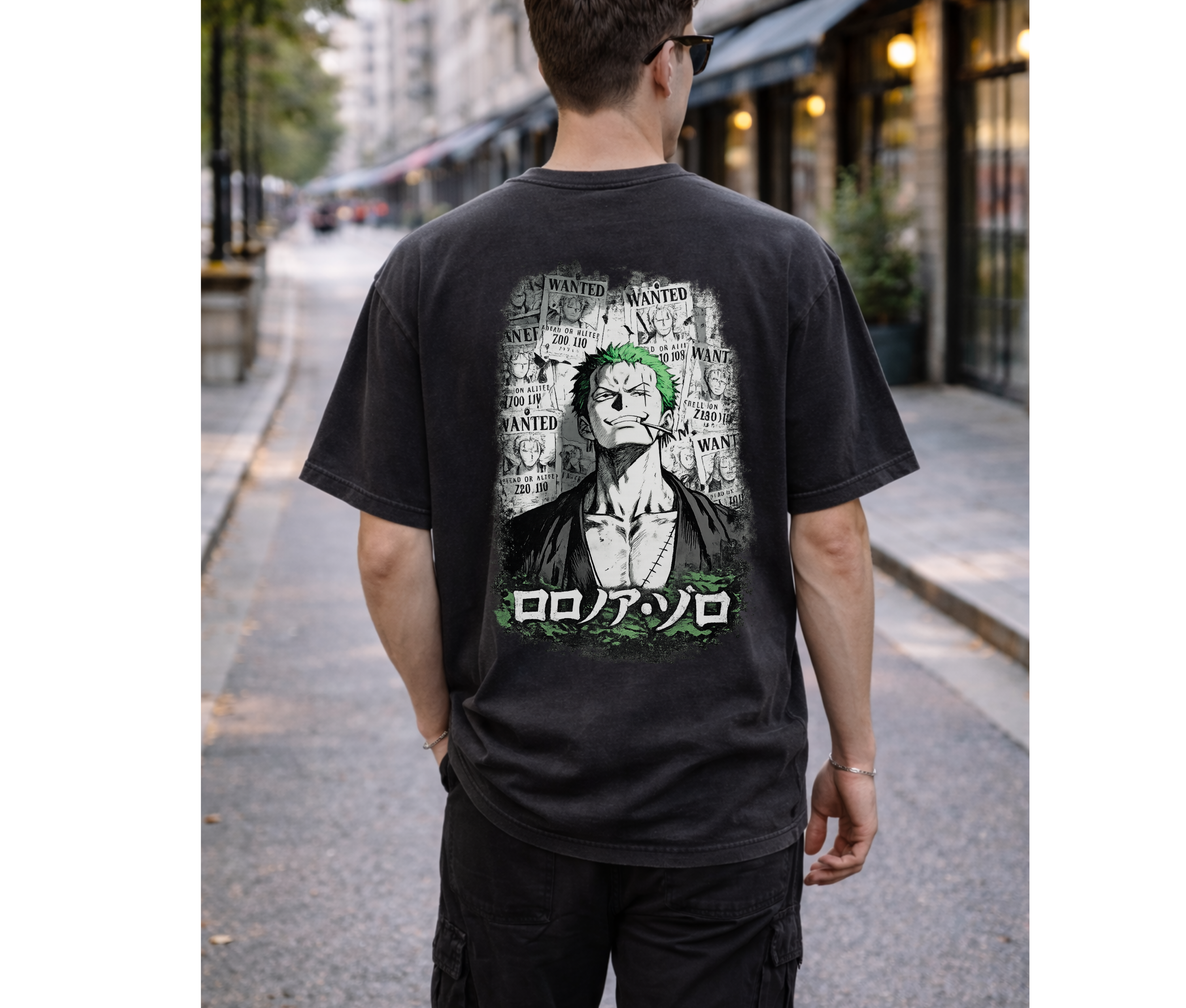 Pirate Wanted – Anime Streetwear Oversized T-Shirt