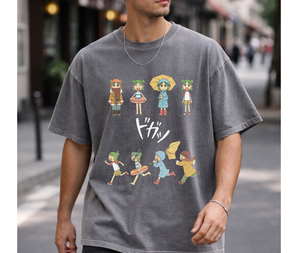 Cute Manga-Inspired Streetwear Graphic T-Shirt | Comfort Colors Tee