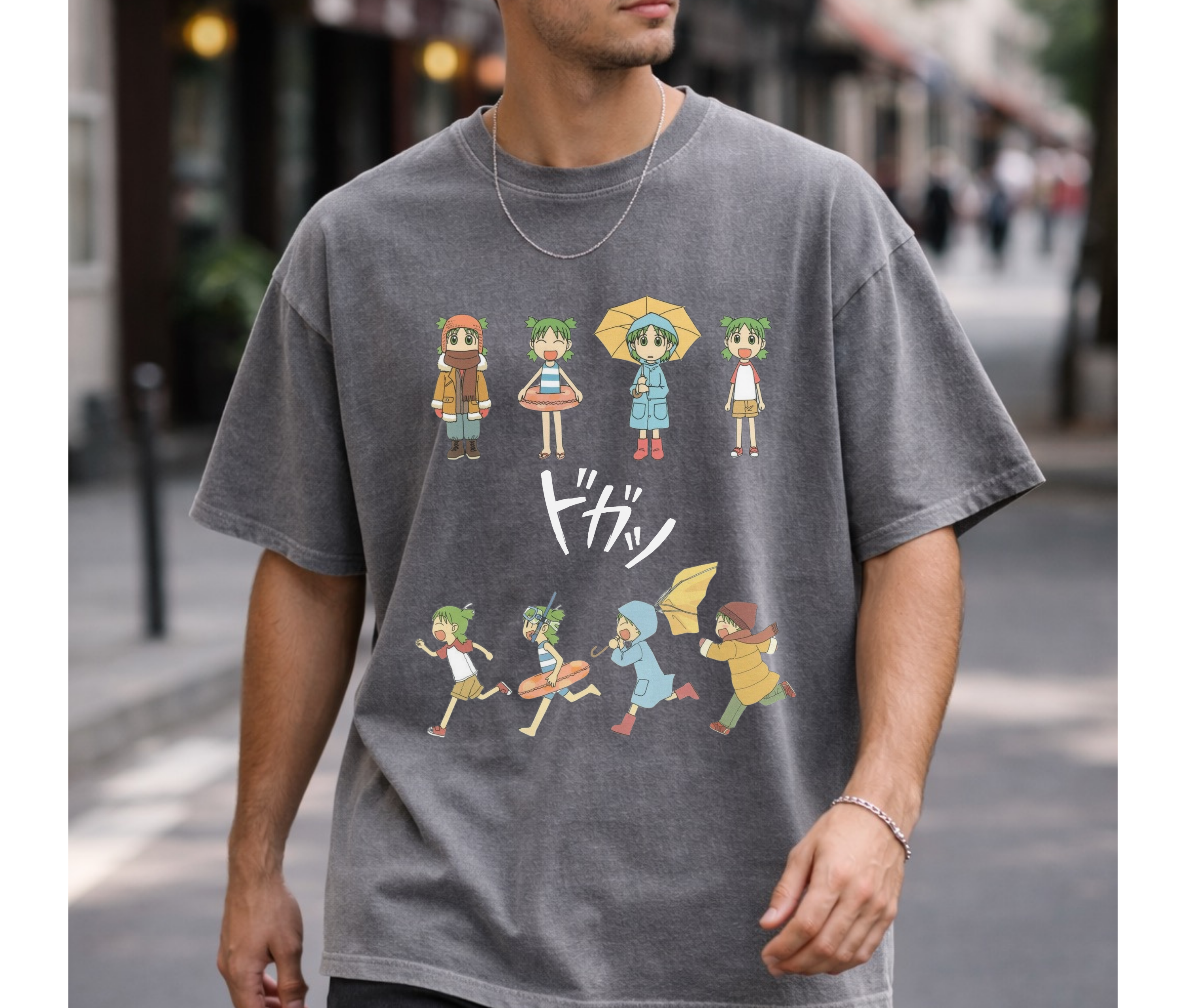 Cute Manga-Inspired Streetwear Graphic T-Shirt | Comfort Colors Tee