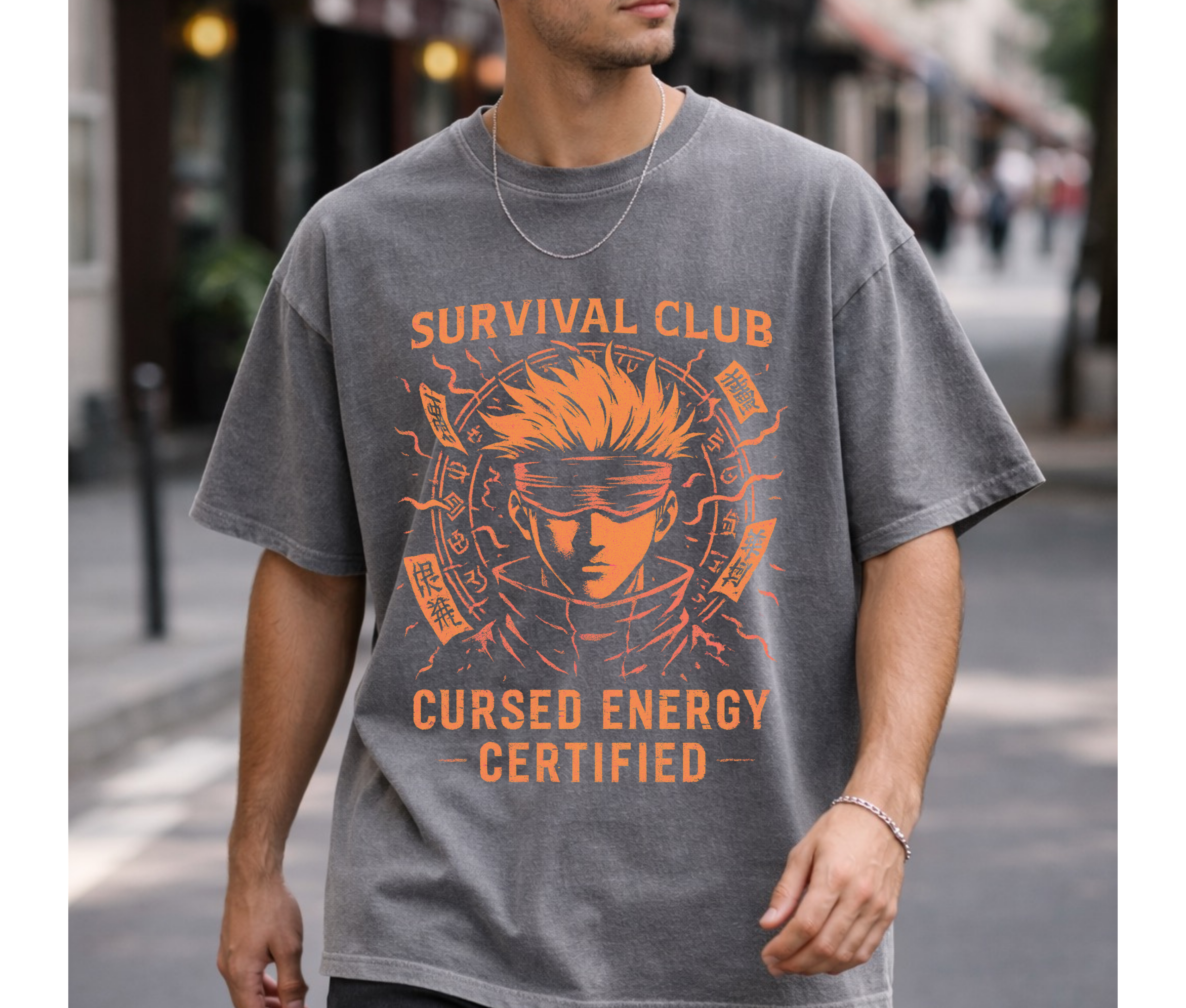 Dark Sorcerer Anime T-Shirt Streetwear