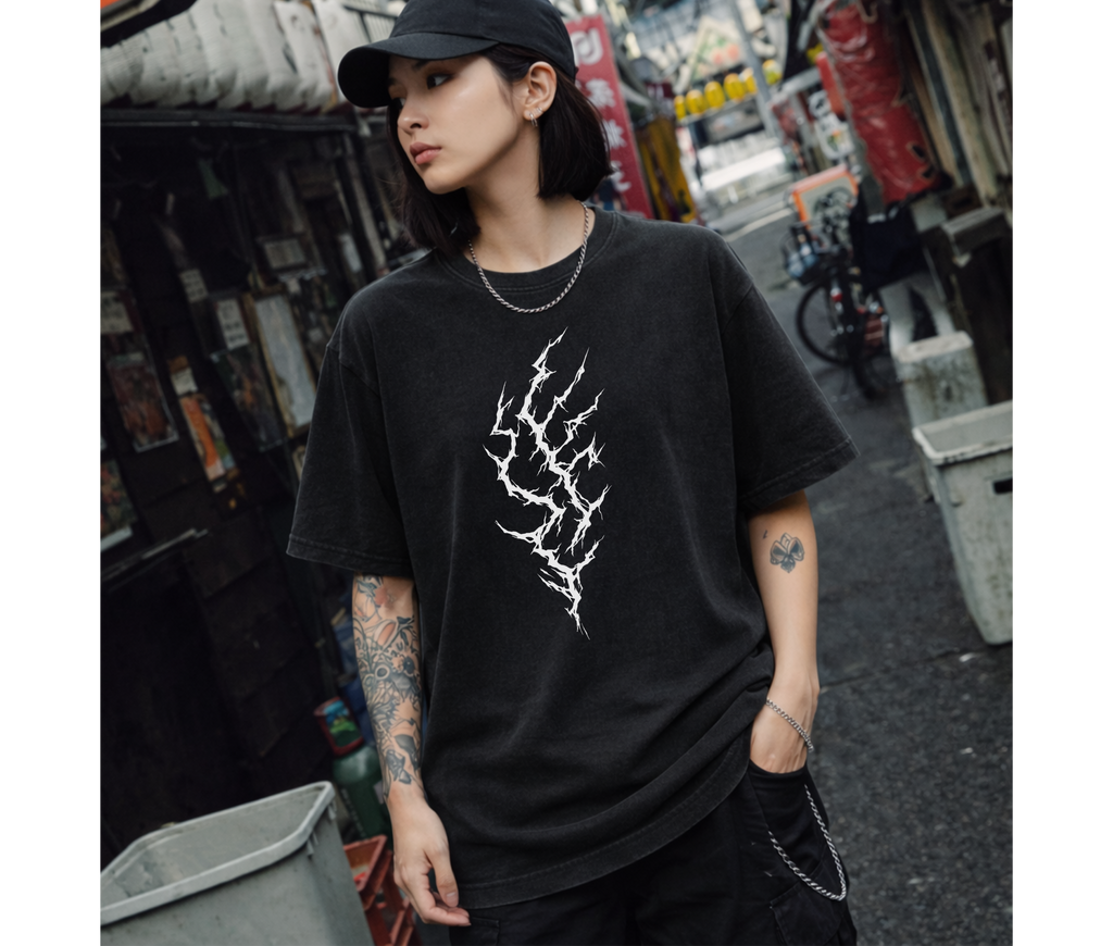 2-Sided Cursed Energy Ritual Tee – Anime-Inspired Domain Streetwear Shirt