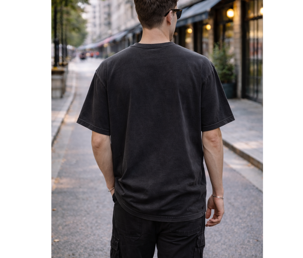 Sad Girl Anime Dark Aesthetic T-Shirt – Red Manga Streetwear Graphic Tee