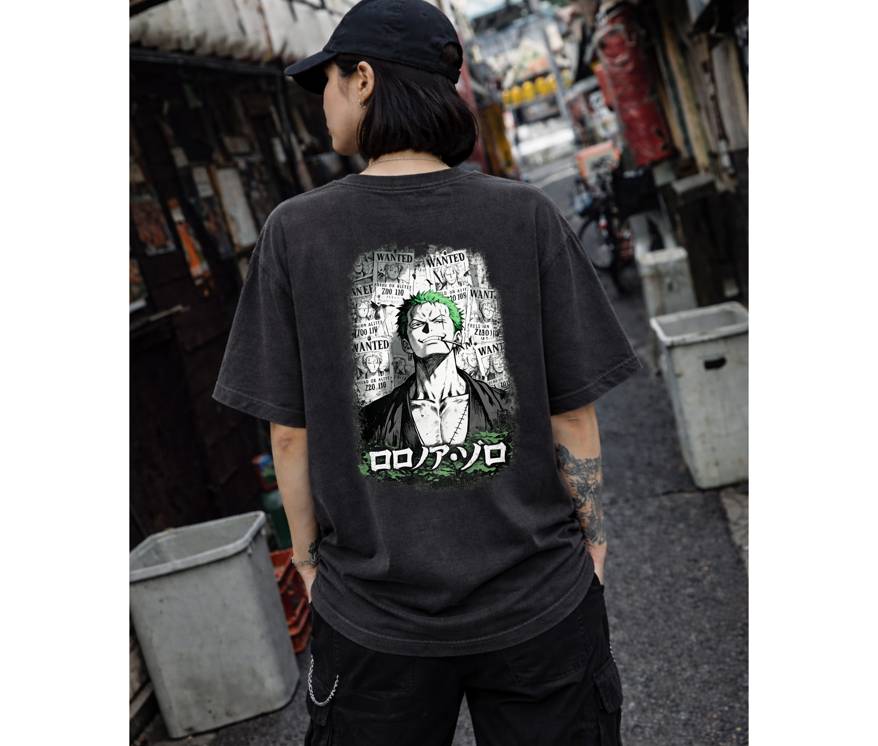 Pirate Wanted – Anime Streetwear Oversized T-Shirt