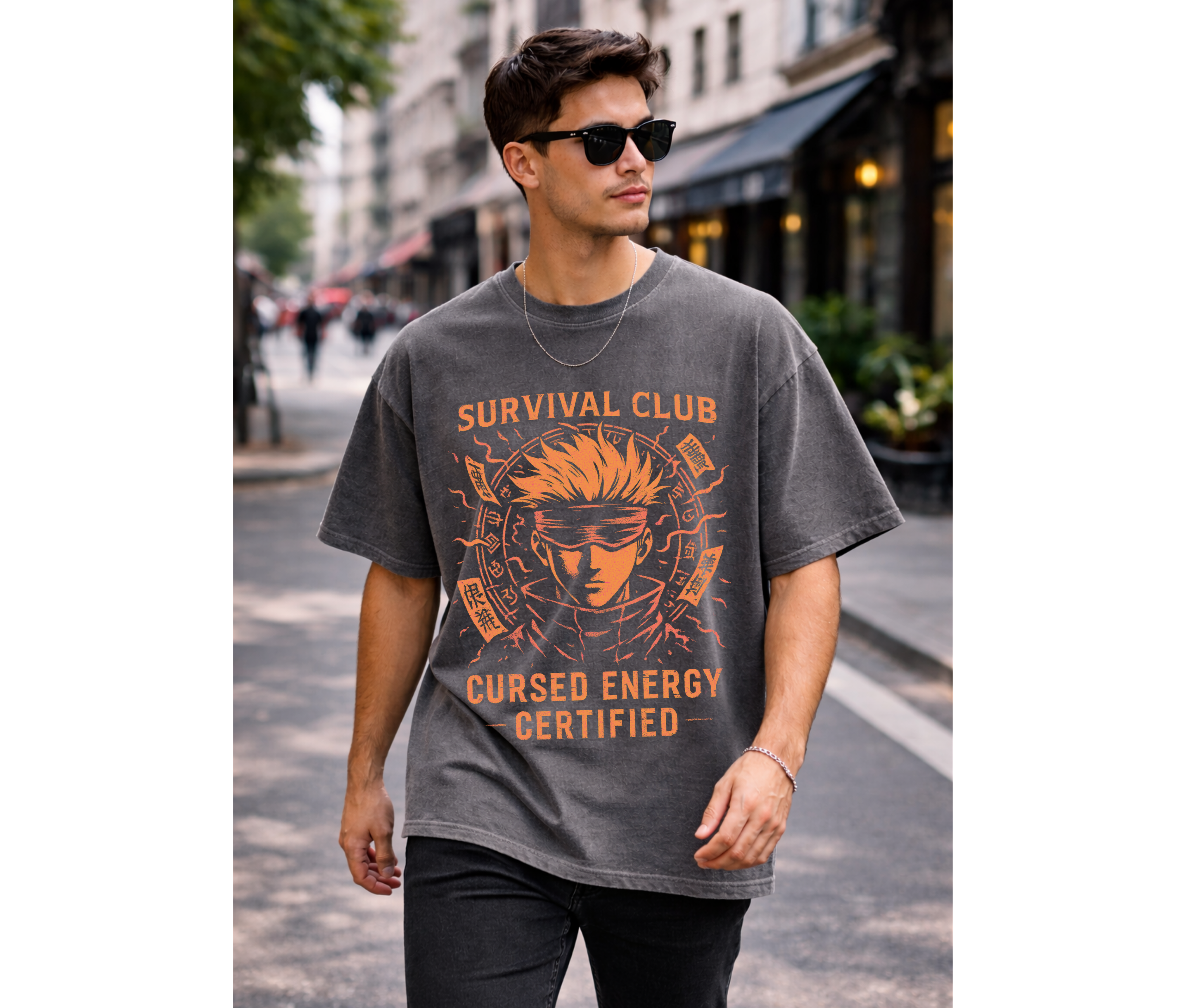 Dark Sorcerer Anime T-Shirt Streetwear