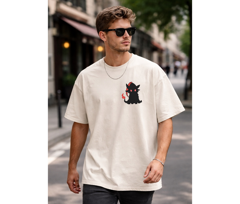 2-Sided Shadow Friends Chibi Anime Graphic T-Shirt