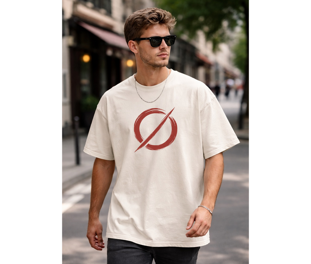 Crimson Force – Anime Streetwear 2-Sided Oversized Tee