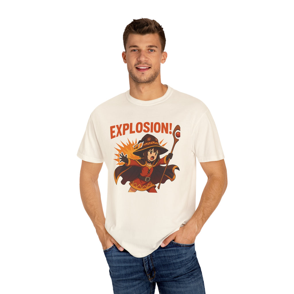 Megumin Explosion Shirt, KonoSuba Anime Tee, Funny Otaku Gift, Comfort Colors Shirt, Chuunibyou Wizard Shirt, Unisex Weeb T-Shirt