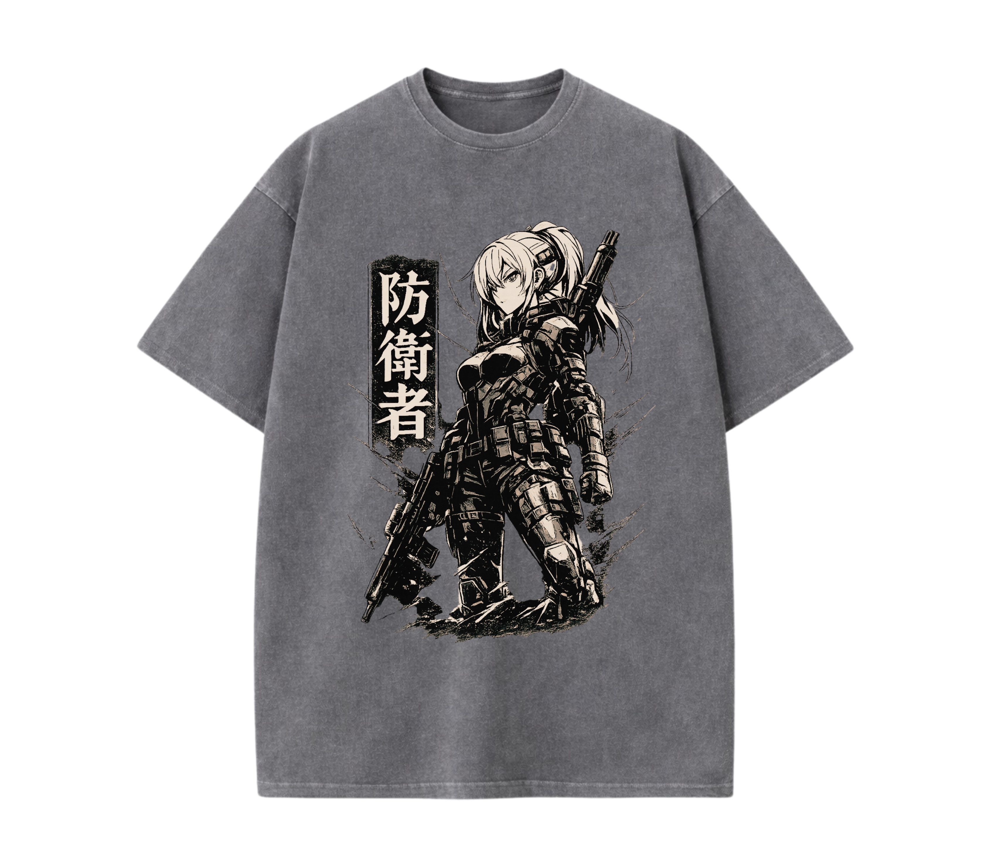 Defender Anime Streetwear Tee (防衛者)