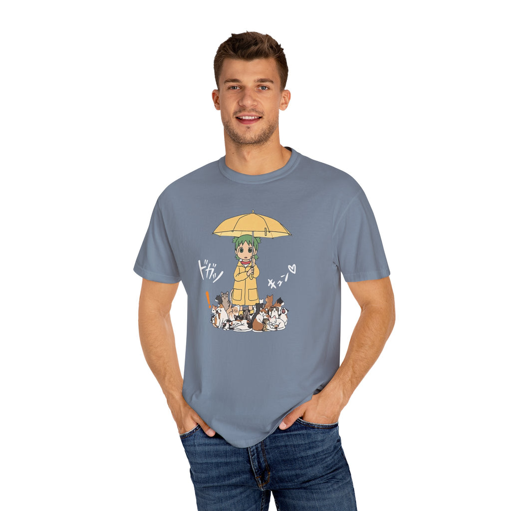 Anime Yotsuba with Cat Graphic T-Shirt
