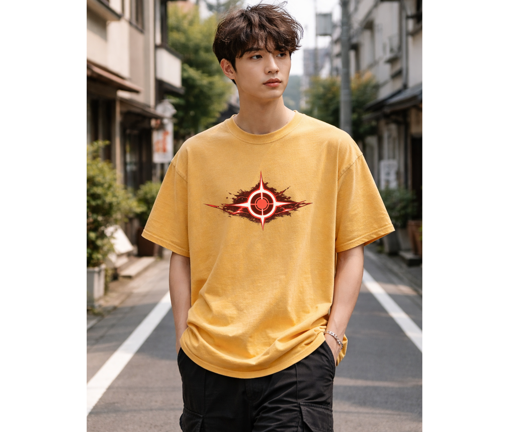 2-Sided Elf Warrior Anime Streetwear T-Shirt | Oversized Two-Sided Graphic Tee