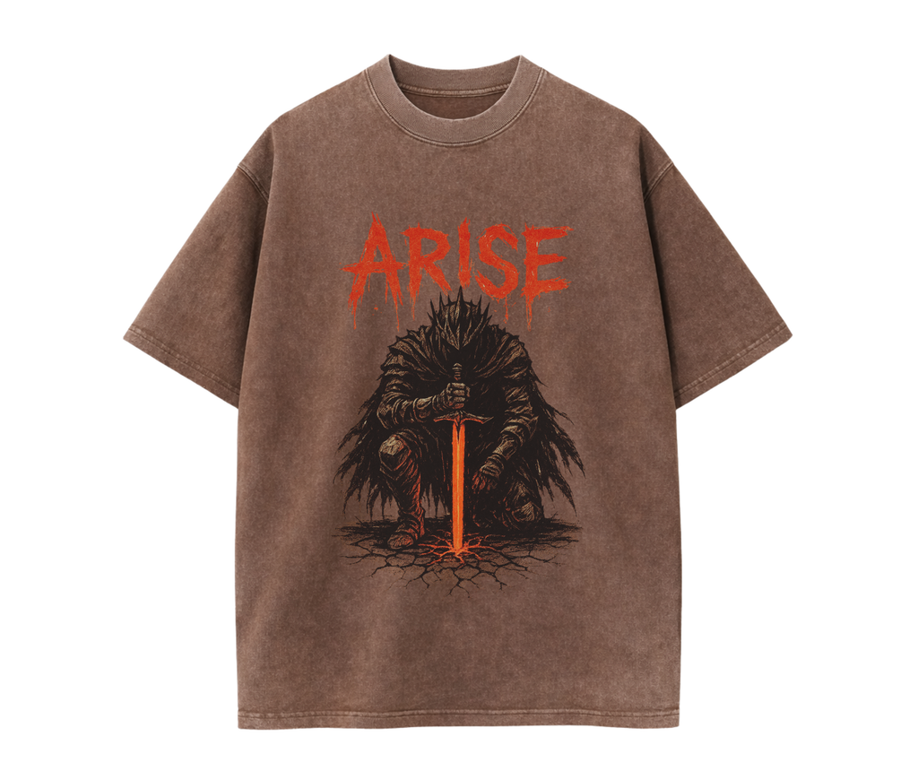 Shadow Monarch Arise – Dark Anime Streetwear Tee