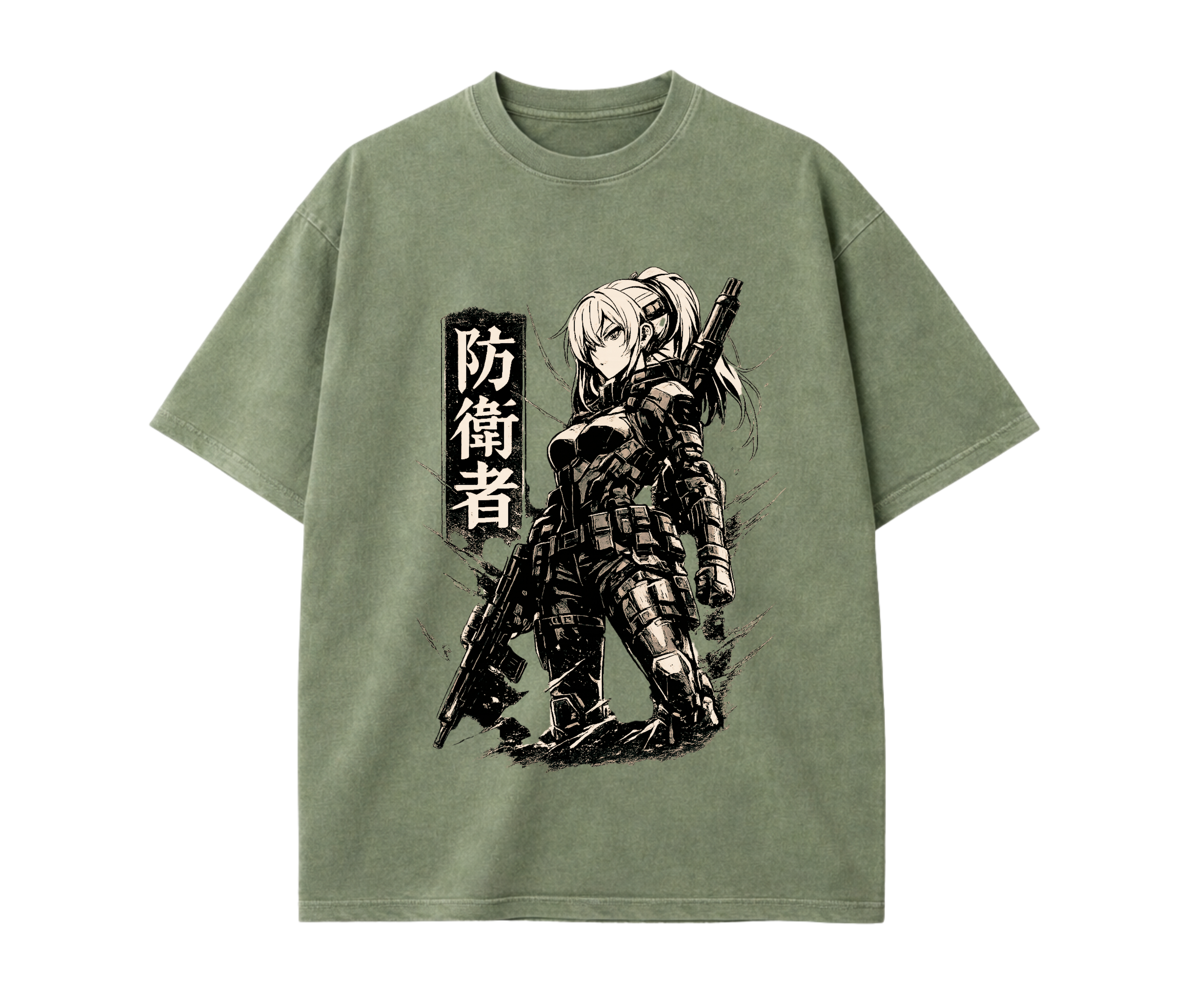 Defender Anime Streetwear Tee (防衛者)