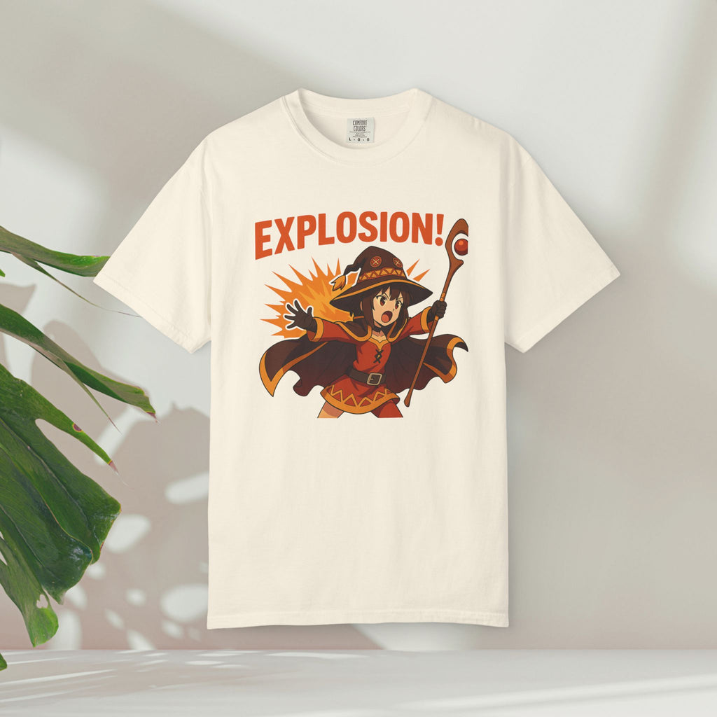 Megumin Explosion Shirt, KonoSuba Anime Tee, Funny Otaku Gift, Comfort Colors Shirt, Chuunibyou Wizard Shirt, Unisex Weeb T-Shirt