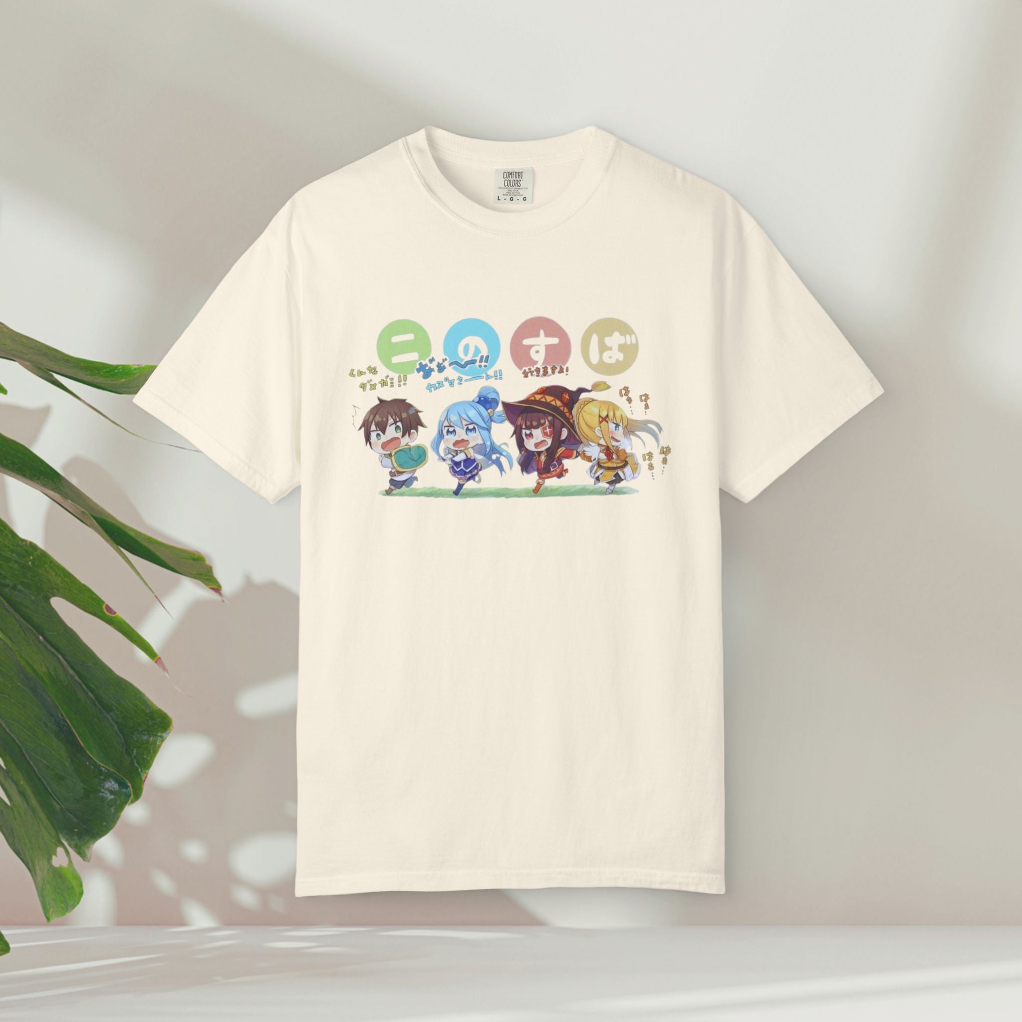 KonoSuba Anime Shirt, Funny Isekai Tee, Megumin Kazuma Aqua Darkness Shirt, Otaku Gift, Unisex Weeb T-Shirt, Comfort Colors Tee