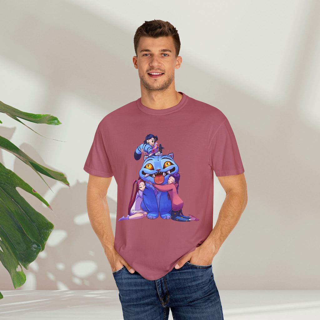 Kpop Music Demon Hunters Shirt, Anime Slayer Aesthetic Tee, Comfort Colors Idol Graphic T-Shirt, Gift for Kpop and Anime Fans