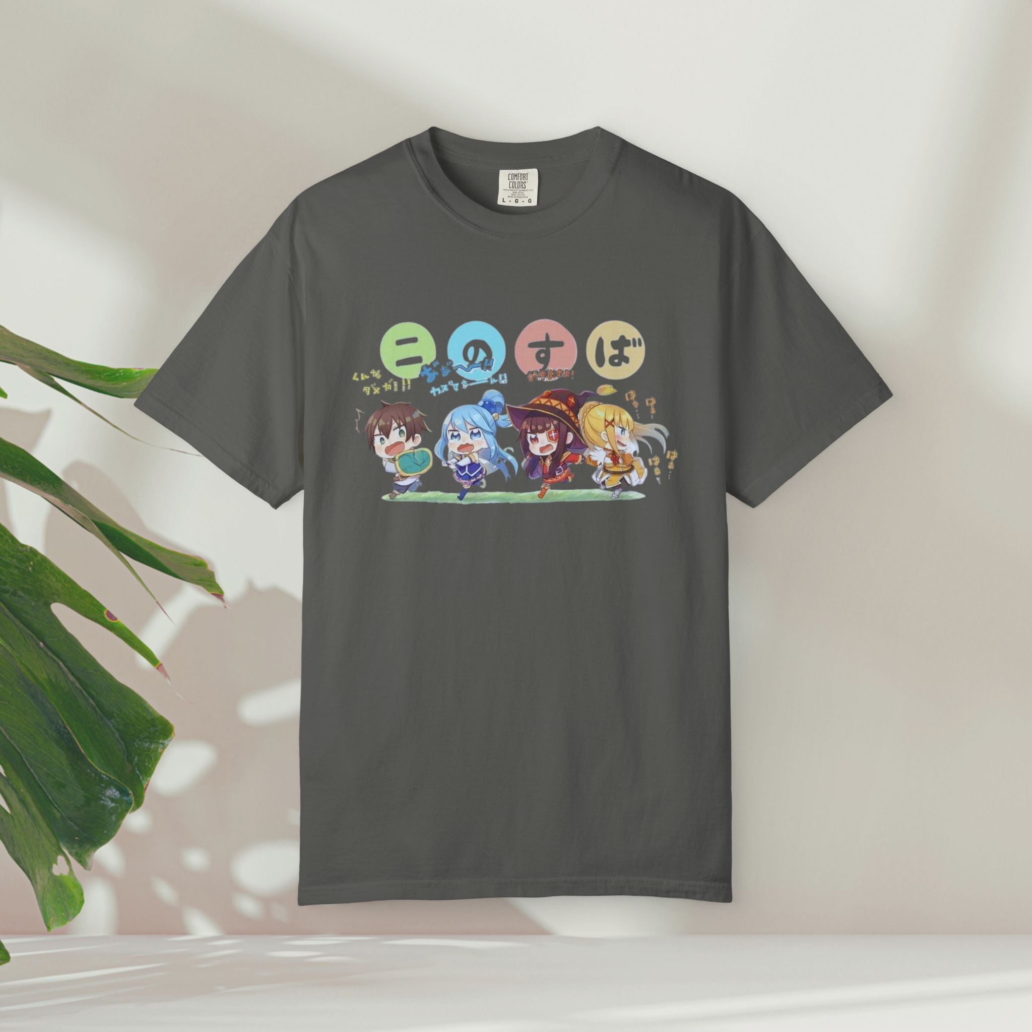 KonoSuba Anime Shirt, Funny Isekai Tee, Megumin Kazuma Aqua Darkness Shirt, Otaku Gift, Unisex Weeb T-Shirt, Comfort Colors Tee