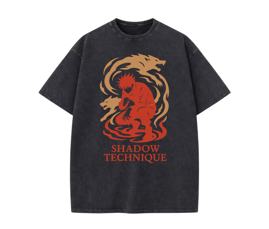 Shadow Technique – Dark Anime Streetwear Tee