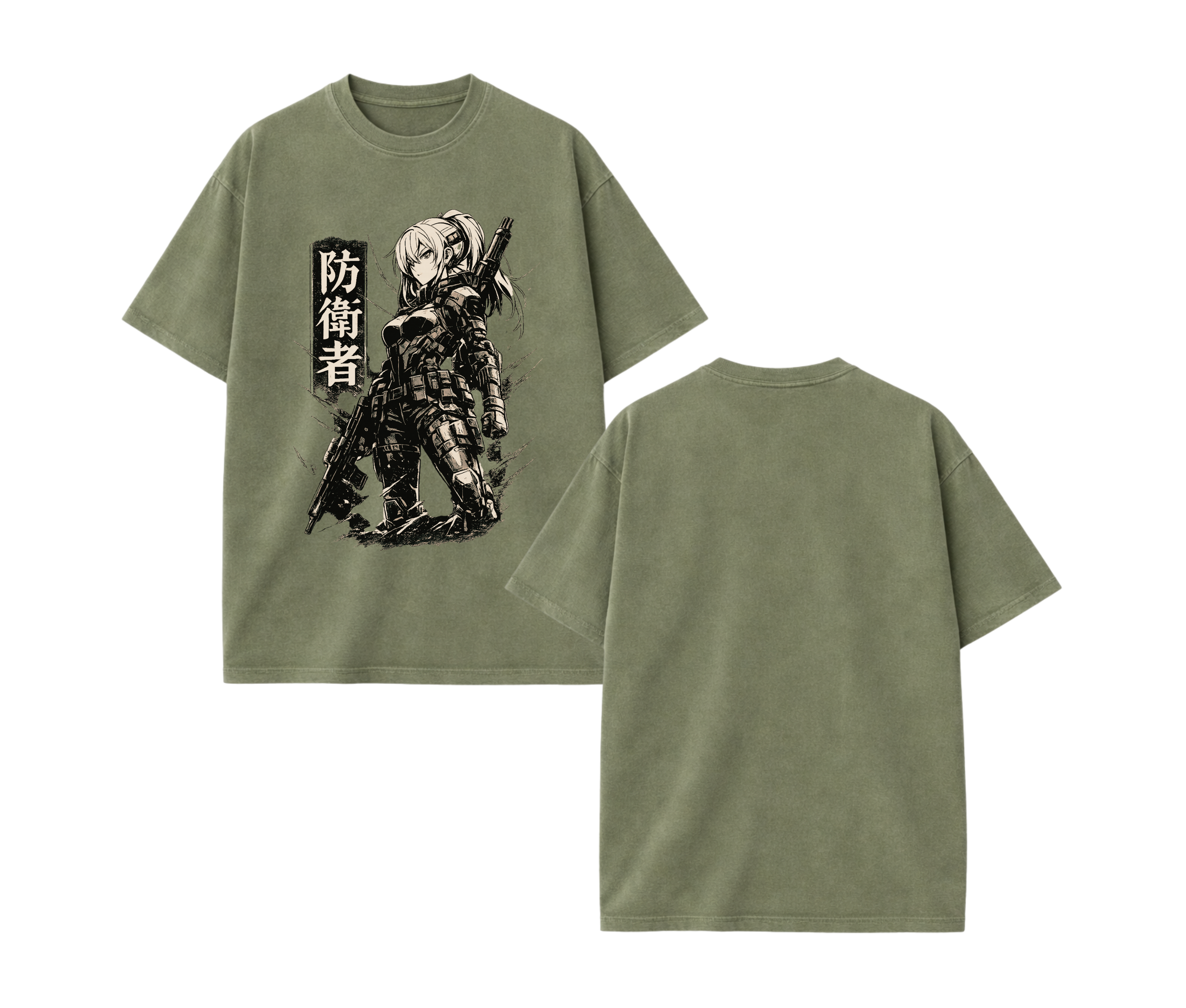 Defender Anime Streetwear Tee (防衛者)