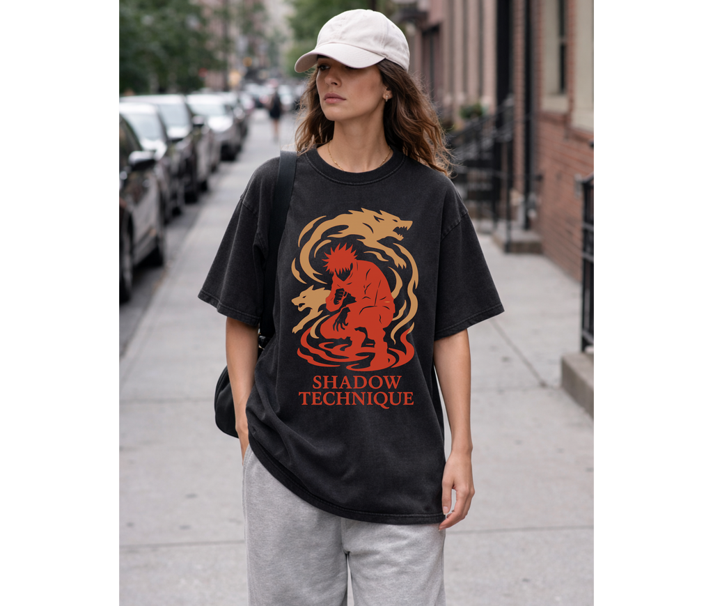 Shadow Technique – Dark Anime Streetwear Tee