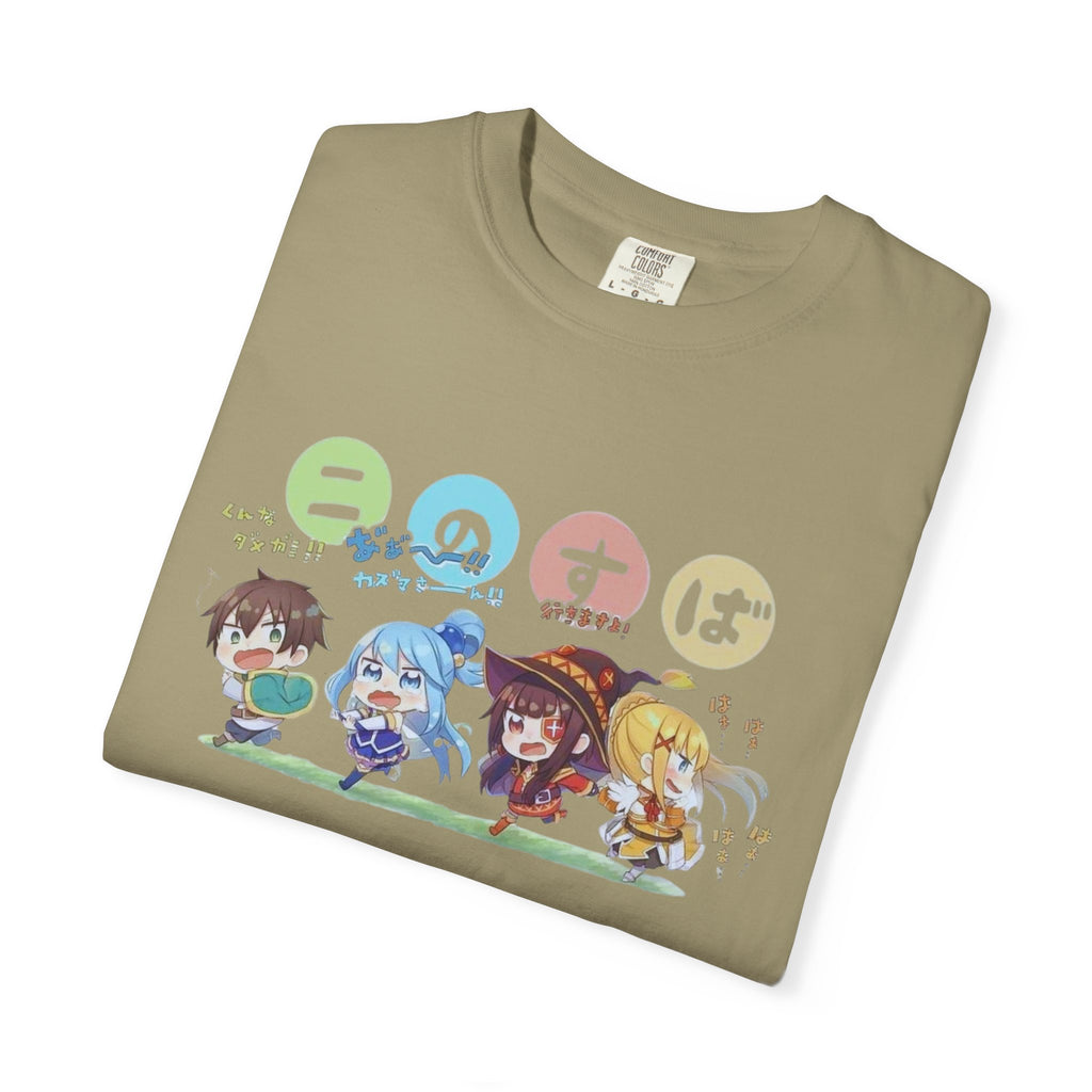 KonoSuba Anime Shirt, Funny Isekai Tee, Megumin Kazuma Aqua Darkness Shirt, Otaku Gift, Unisex Weeb T-Shirt, Comfort Colors Tee
