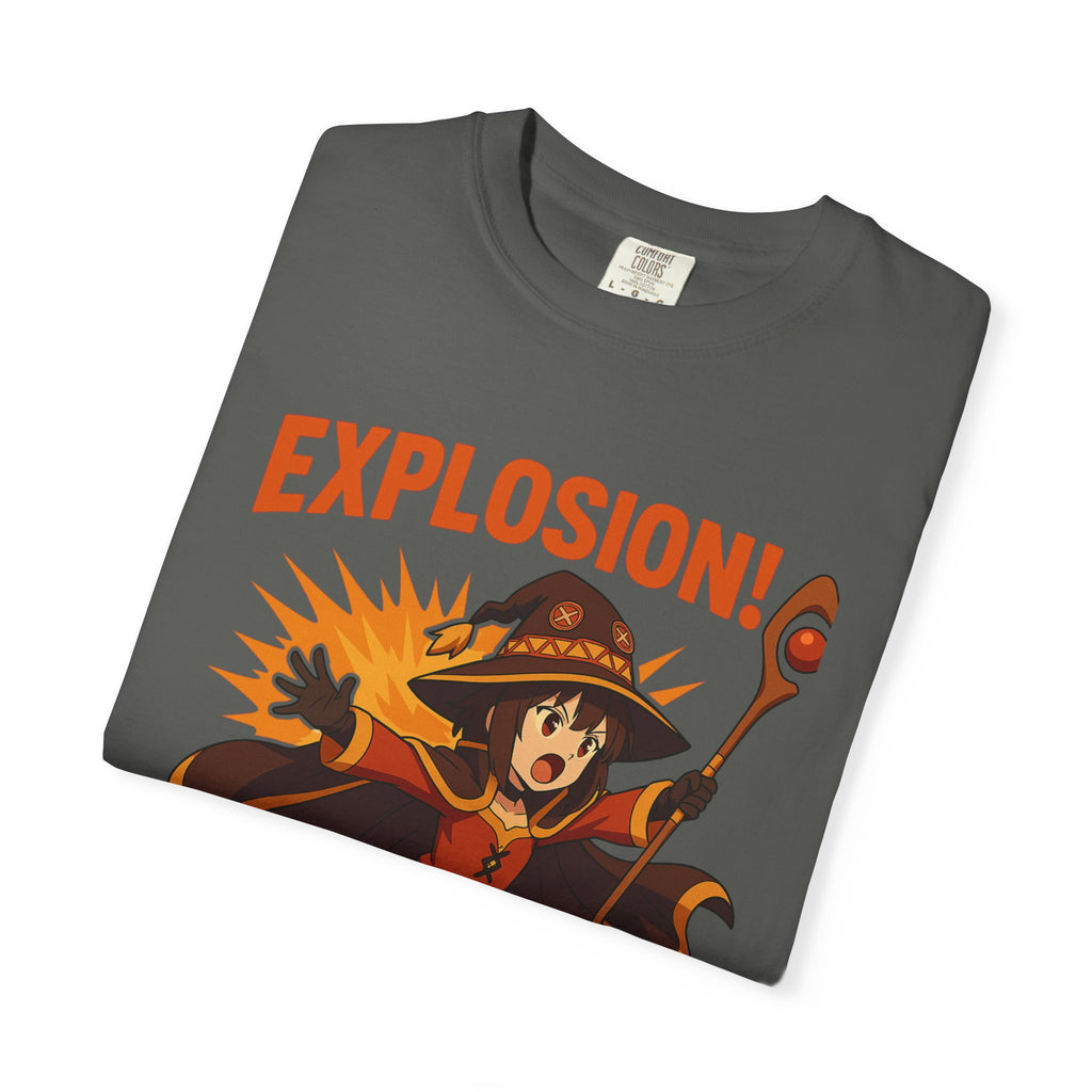 Megumin Explosion Shirt, KonoSuba Anime Tee, Funny Otaku Gift, Comfort Colors Shirt, Chuunibyou Wizard Shirt, Unisex Weeb T-Shirt