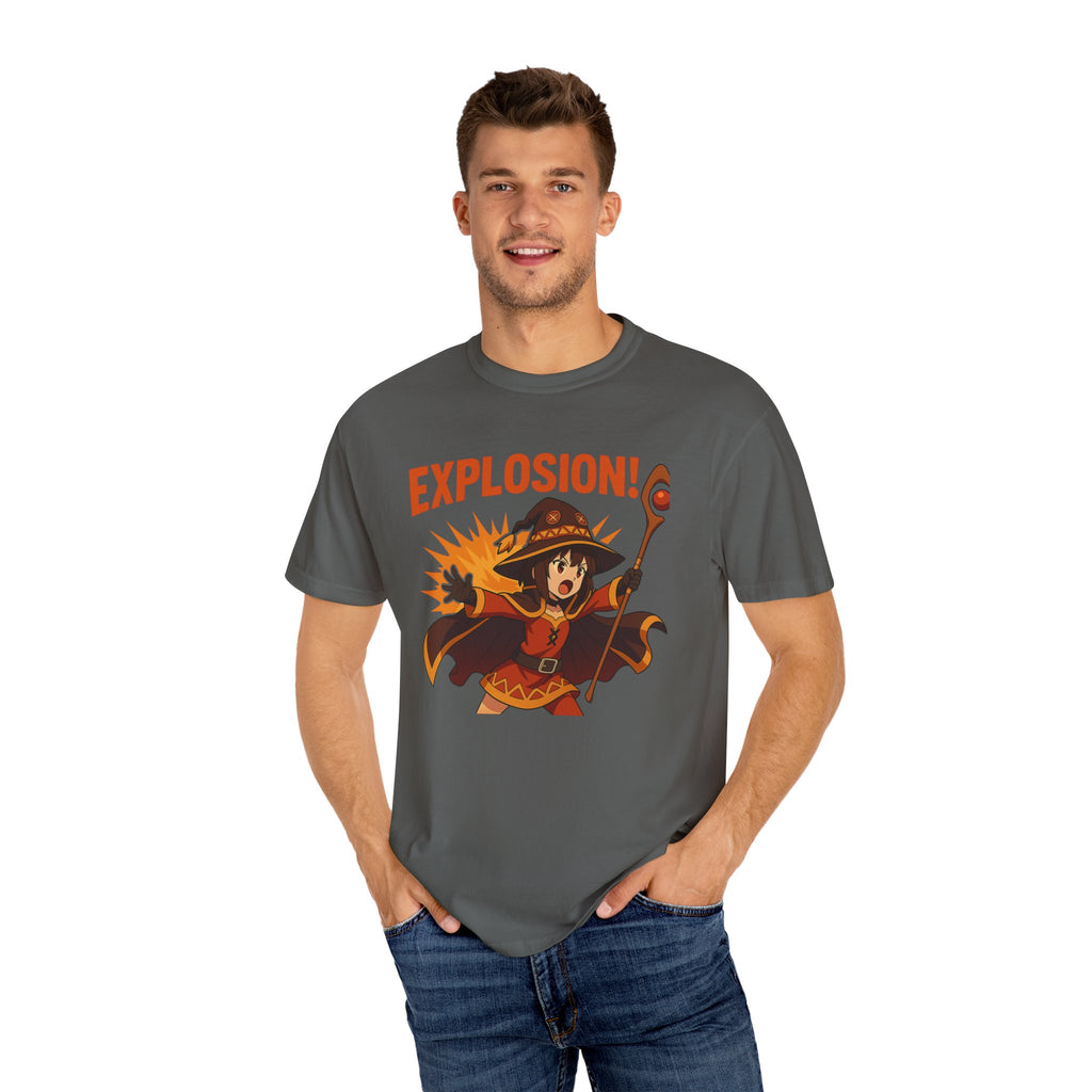 Megumin Explosion Shirt, KonoSuba Anime Tee, Funny Otaku Gift, Comfort Colors Shirt, Chuunibyou Wizard Shirt, Unisex Weeb T-Shirt
