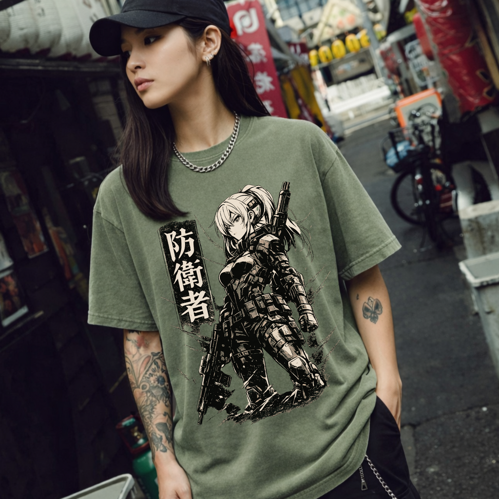 Defender Anime Streetwear Tee (防衛者)