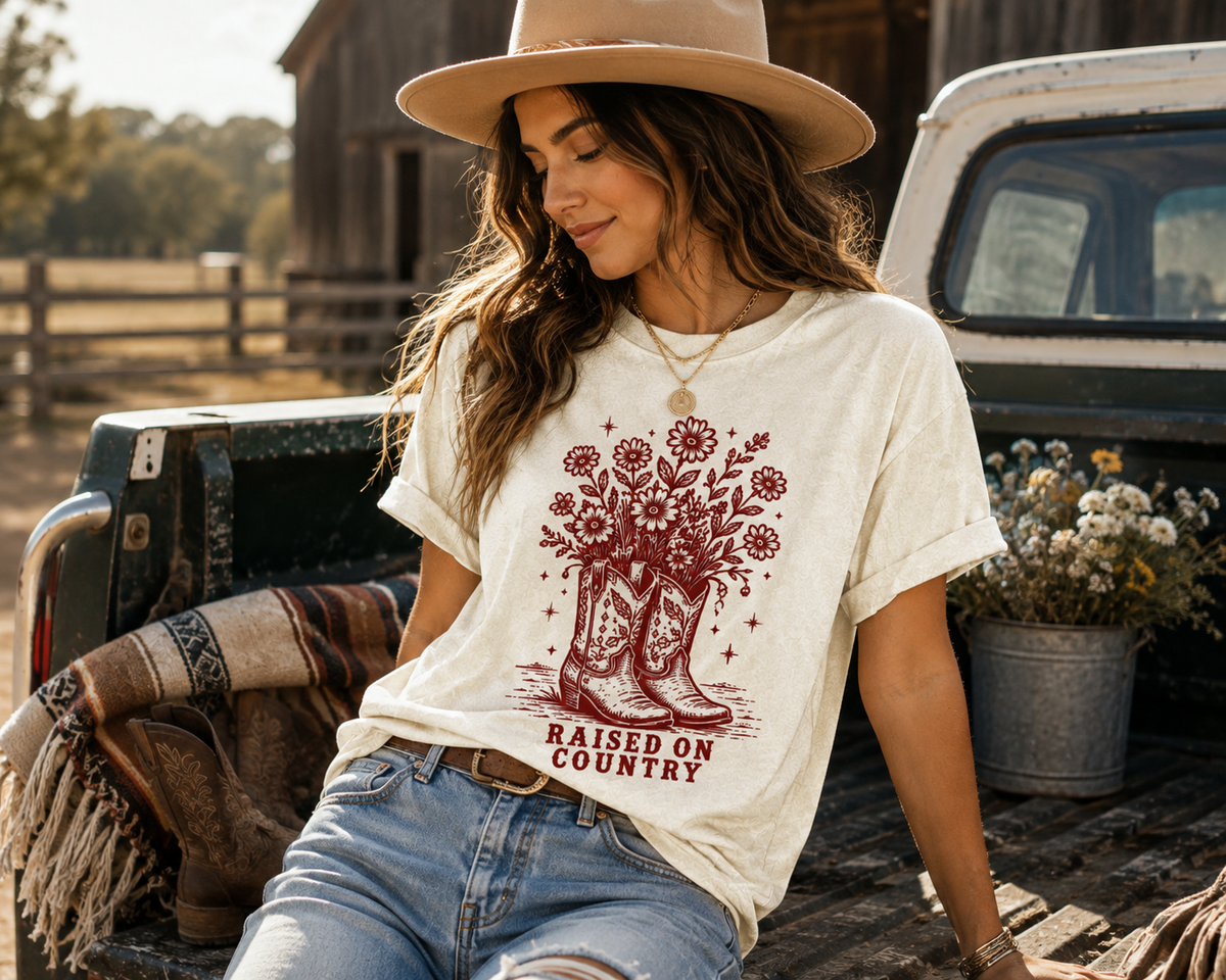 Raised on Country Graphic Tee
