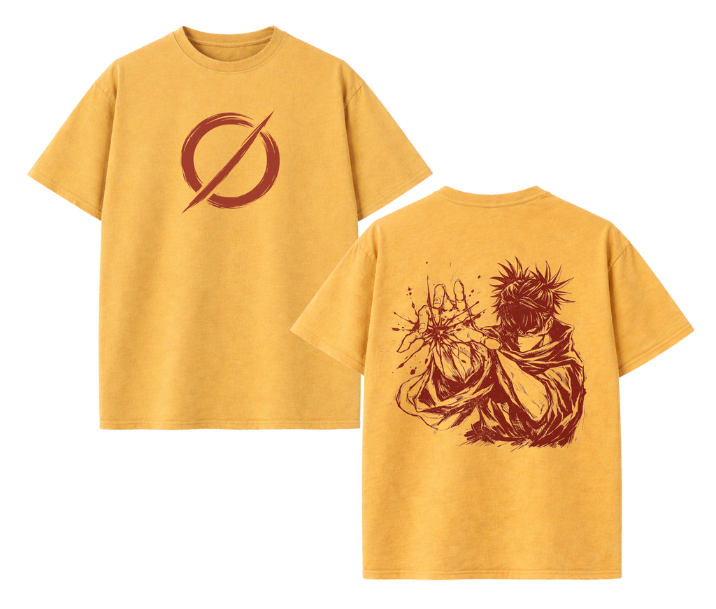 Crimson Force – Anime Streetwear 2-Sided Oversized Tee