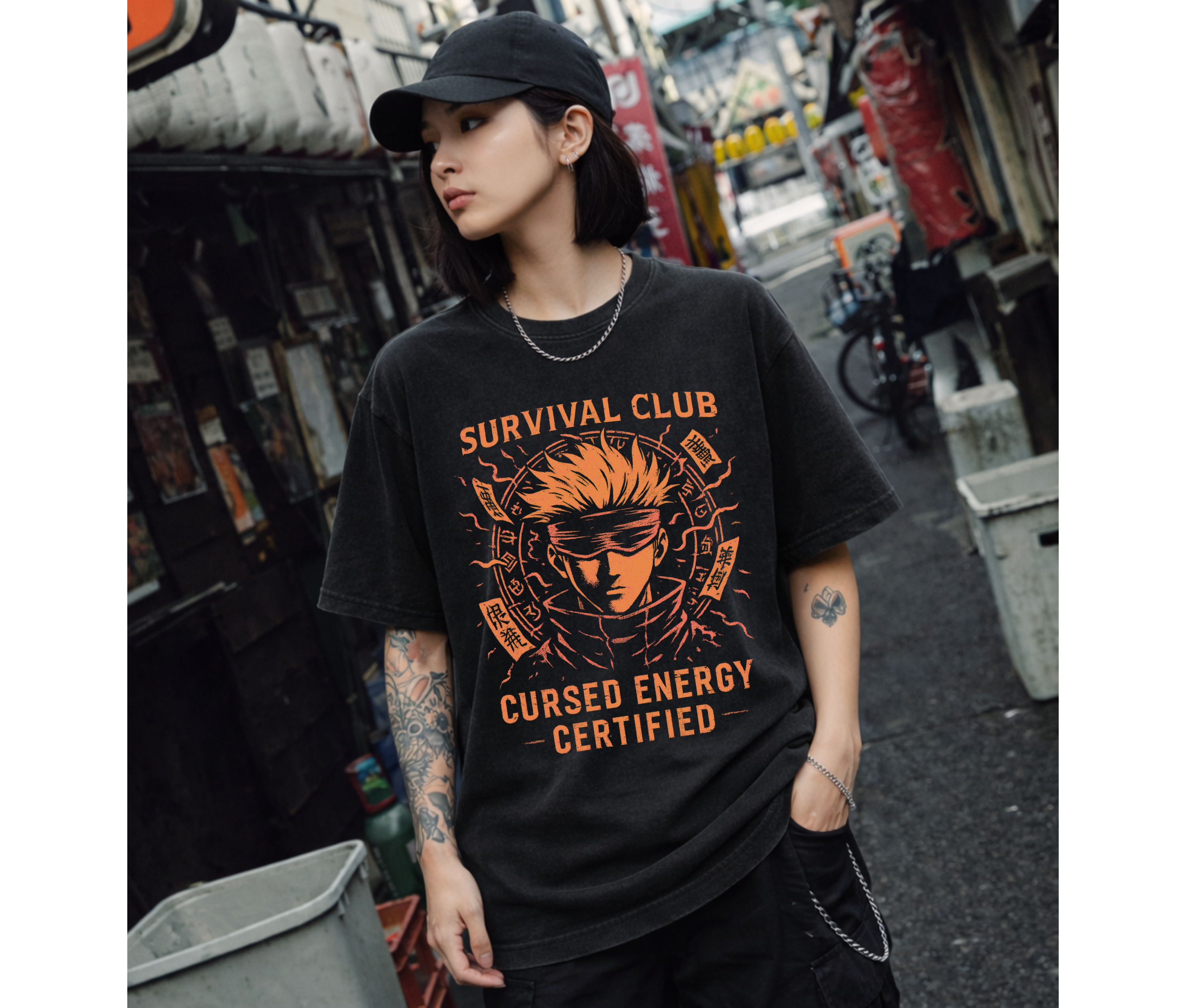 Dark Sorcerer Anime T-Shirt Streetwear